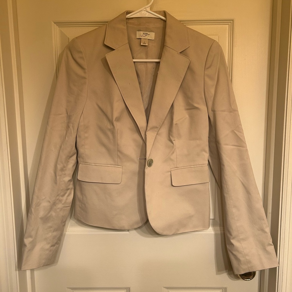 LOFT Cotton Blazer, size 2